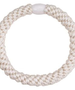 shop By Stær BRAIDED Hairtie - Off White af By Str - online shopping tilbud rabat hos shoppetur.dk