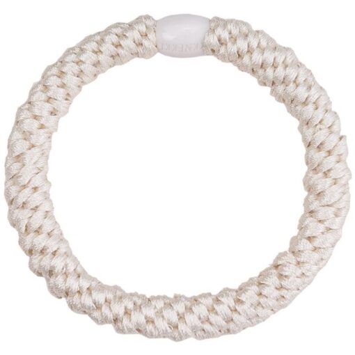 shop By Stær BRAIDED Hairtie - Off White af By Str - online shopping tilbud rabat hos shoppetur.dk