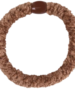 shop By Stær BRAIDED Hairtie - Velvet Brown af By Str - online shopping tilbud rabat hos shoppetur.dk