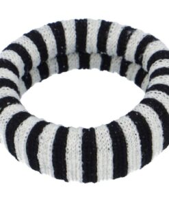 shop By Stær EA Hairtie - Striped Black af By Str - online shopping tilbud rabat hos shoppetur.dk