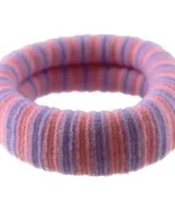 shop By Stær EA Hairtie - Striped Pastel Purple/ Pink af By Str - online shopping tilbud rabat hos shoppetur.dk