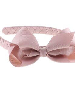 shop By Stær Hairband Classic Big Bow - Antique Rose af By Str - online shopping tilbud rabat hos shoppetur.dk