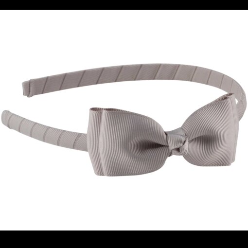 shop By Stær Hairband Double Bow - Grey af By Str - online shopping tilbud rabat hos shoppetur.dk