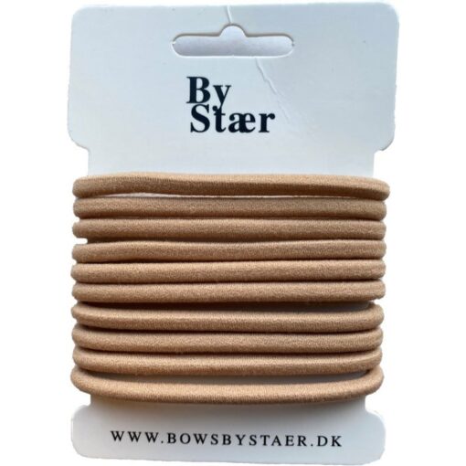 shop By Stær Hairtie - 10 Pieces - Beige af By Str - online shopping tilbud rabat hos shoppetur.dk