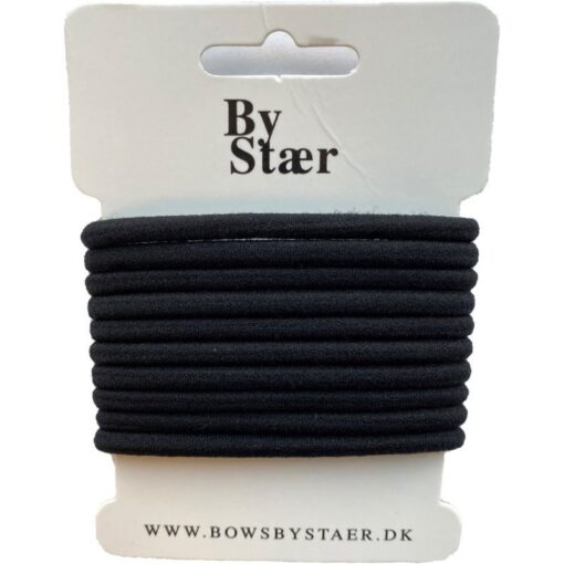 shop By Stær Hairtie - 10 Pieces - Black af By Str - online shopping tilbud rabat hos shoppetur.dk