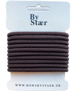 shop By Stær Hairtie - 10 Pieces - Dark Brown af By Str - online shopping tilbud rabat hos shoppetur.dk