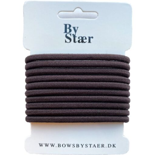 shop By Stær Hairtie - 10 Pieces - Dark Brown af By Str - online shopping tilbud rabat hos shoppetur.dk