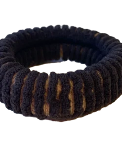 shop By Stær LEA Hairtie - Stripe Black/Beige af By Str - online shopping tilbud rabat hos shoppetur.dk