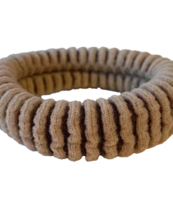 shop By Stær LEA Hairtie - Stripe Brown/Beige af By Str - online shopping tilbud rabat hos shoppetur.dk