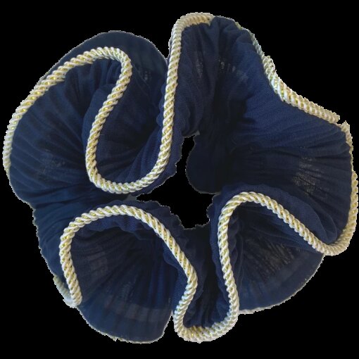 shop By Stær LILJE Scrunchie - Navy af By Str - online shopping tilbud rabat hos shoppetur.dk