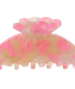 shop By Stær LULU Hair Clip Small - Pink Marble af By Str - online shopping tilbud rabat hos shoppetur.dk