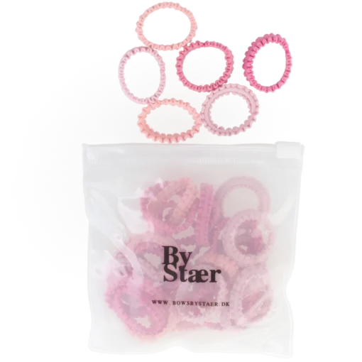 shop By Stær Mini Hair Elastics 50 Pieces - Mix 10 af By Str - online shopping tilbud rabat hos shoppetur.dk