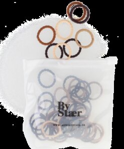 shop By Stær Mini Hair Elastics 50 Pieces - Mix 15 af By Str - online shopping tilbud rabat hos shoppetur.dk