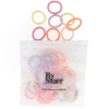 shop By Stær Mini Hair Elastics 50 Pieces - Mix 17 af By Str - online shopping tilbud rabat hos shoppetur.dk