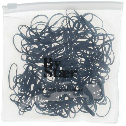 shop By Stær Silicone Elastics 200 Pieces - Black af By Str - online shopping tilbud rabat hos shoppetur.dk