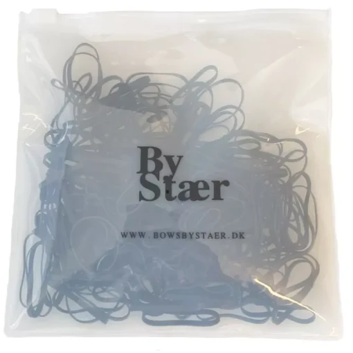 shop By Stær Silicone Elastics 200 Pieces - Black/Brown af By Str - online shopping tilbud rabat hos shoppetur.dk