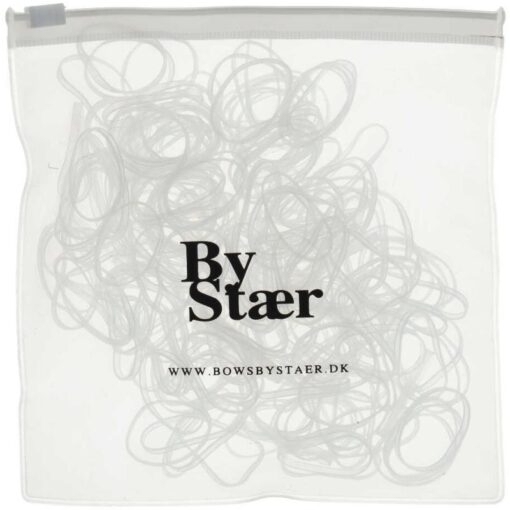 shop By Stær Silicone Elastics 200 Pieces - Clear af By Str - online shopping tilbud rabat hos shoppetur.dk