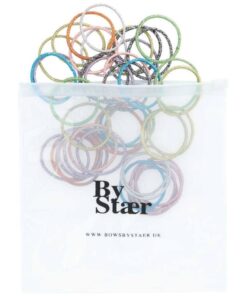 shop By Stær Small Elastics 30 Pieces - Glitter Mix 3 af By Str - online shopping tilbud rabat hos shoppetur.dk