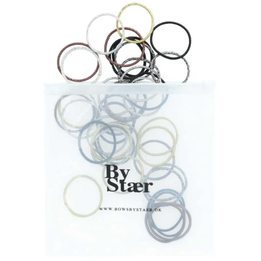 shop By Stær Small Elastics 30 Pieces - Mix 1 (30 stk) af By Str - online shopping tilbud rabat hos shoppetur.dk