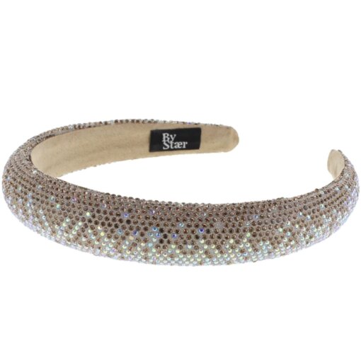 shop By Stær YLVA Hairband - Glitter Brown/Beige af By Str - online shopping tilbud rabat hos shoppetur.dk