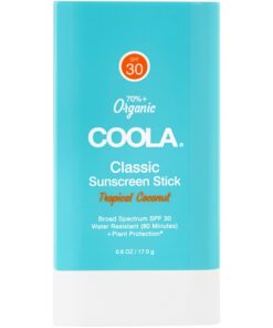 shop COOLA Classic Sunscreen Stick Tropical Coconut SPF 30 - 17 gr. af COOLA - online shopping tilbud rabat hos shoppetur.dk