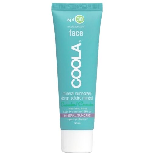 shop COOLA Mineral Face Sunscreen Cucumber Matte SPF 30 - 50 ml af COOLA - online shopping tilbud rabat hos shoppetur.dk