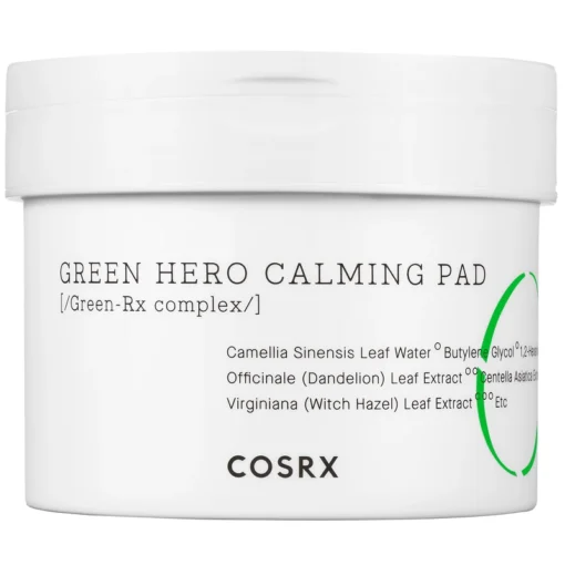 shop COSRX One Step Green Hero Calming Pad 70 Pieces af COSRX - online shopping tilbud rabat hos shoppetur.dk