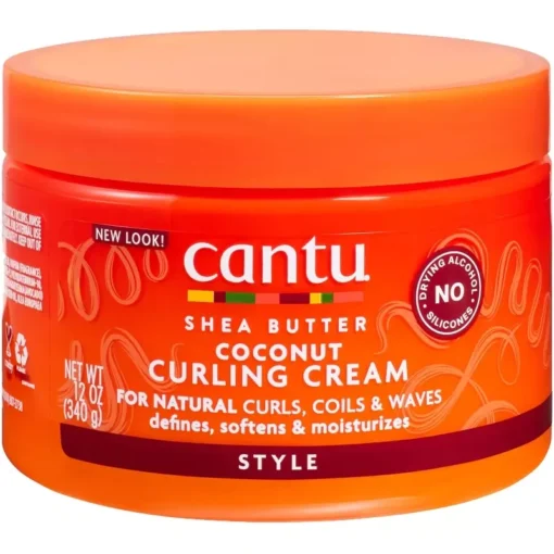 shop Cantu Shea Butter Coconut Curling Cream 340 gr. af Cantu - online shopping tilbud rabat hos shoppetur.dk