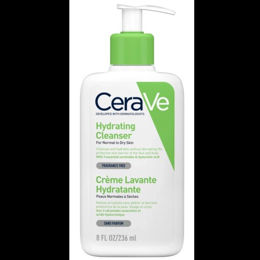 shop CeraVe Hydrating Cleanser 236 ml af CeraVe - online shopping tilbud rabat hos shoppetur.dk