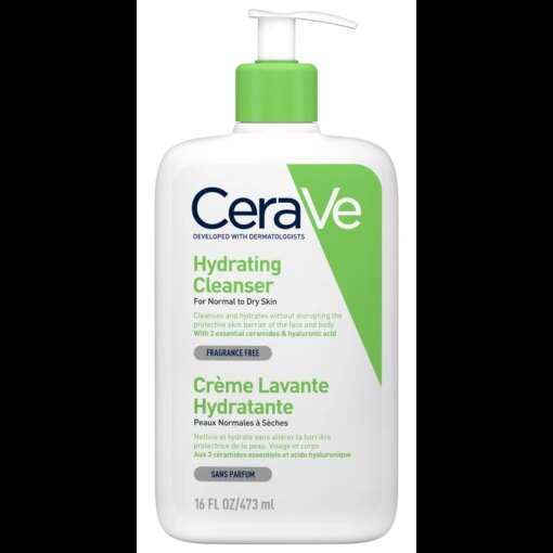 shop CeraVe Hydrating Cleanser 473 ml af CeraVe - online shopping tilbud rabat hos shoppetur.dk