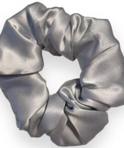 shop Cillouettes Silke Scrunchie Big - Silver Grey af Cillouettes - online shopping tilbud rabat hos shoppetur.dk