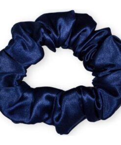 shop Cillouettes Silke Scrunchie Regular - Navy Blue af Cillouettes - online shopping tilbud rabat hos shoppetur.dk