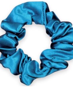 shop Cillouettes Silke Scrunchie Regular - Shiny Blue af Cillouettes - online shopping tilbud rabat hos shoppetur.dk