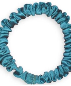 shop Cillouettes Silke Scrunchie Small - Shiny Blue af Cillouettes - online shopping tilbud rabat hos shoppetur.dk