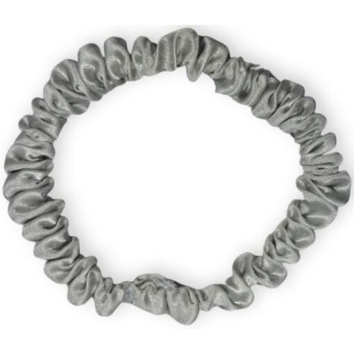 shop Cillouettes Silke Scrunchie Small - Silver Grey af Cillouettes - online shopping tilbud rabat hos shoppetur.dk