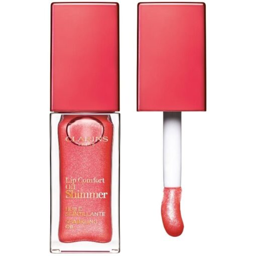 shop Clarins Lip Oil Shimmer 7 ml - 06 Pop Coral af Clarins - online shopping tilbud rabat hos shoppetur.dk