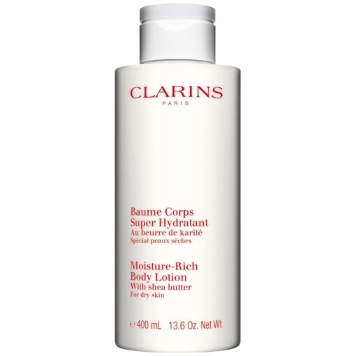 shop Clarins Moisture-Rich Body Lotion Dry Skin 400 ml (Limited Edition) af Clarins - online shopping tilbud rabat hos shoppetur.dk