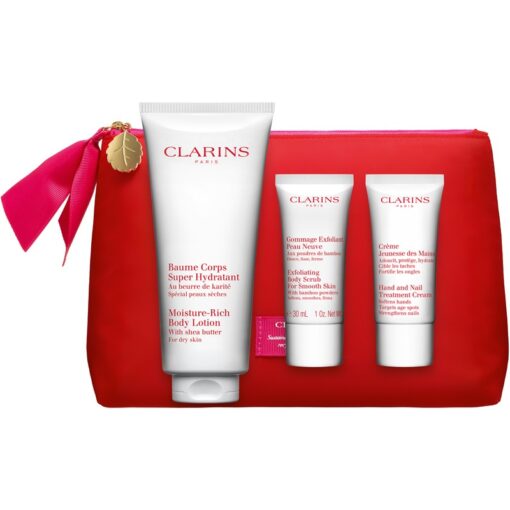 shop Clarins Moisture Rich Body Lotion Gift Set (Limited Edition) af Clarins - online shopping tilbud rabat hos shoppetur.dk