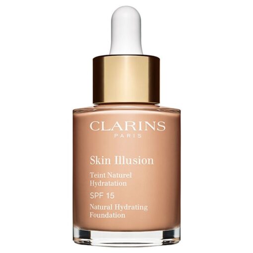 shop Clarins Skin Illusion Natural Hydrating Foundation SPF15 30 ml - 107 Beige af Clarins - online shopping tilbud rabat hos shoppetur.dk