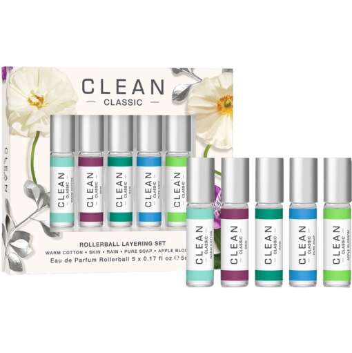 shop Clean Perfume Rollerball Layering Set 5 x 5 ml (Limited Edition) af Clean - online shopping tilbud rabat hos shoppetur.dk