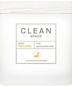 shop Clean Perfume Space Fresh Linens Candle 227 gr. af Clean - online shopping tilbud rabat hos shoppetur.dk