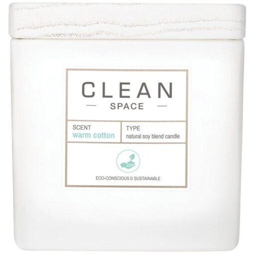 shop Clean Perfume Space Warm Cotton Candle 227 gr. af Clean - online shopping tilbud rabat hos shoppetur.dk