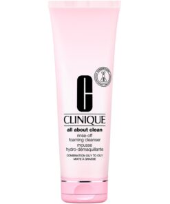 shop Clinique All About Clean Rinse-Off Foaming Cleanser 250 ml (Limited Edition) af Clinique - online shopping tilbud rabat hos shoppetur.dk