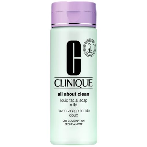 shop Clinique Liquid Facial Soap Mild Cleanser Dry/Combination Skin 200 ml af Clinique - online shopping tilbud rabat hos shoppetur.dk