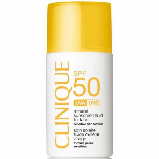 shop Clinique Sun SPF 50 Mineral Sunscreen Fluid For Face 30 ml af Clinique - online shopping tilbud rabat hos shoppetur.dk