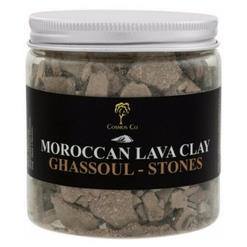 shop Cosmos Co Moroccan Lava Clay Ghassoul - Stones 200 gr. af Cosmos Co - online shopping tilbud rabat hos shoppetur.dk