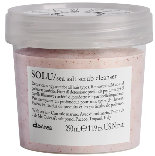 shop Davines SOLU Sea Salt Scrub Cleanser 250 ml af Davines - online shopping tilbud rabat hos shoppetur.dk