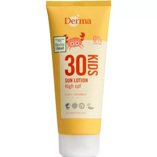 shop Derma Kids Sun Lotion SPF 30 - 200 ml af Derma - online shopping tilbud rabat hos shoppetur.dk