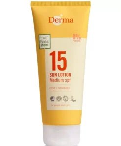 shop Derma Sun Lotion SPF 15 - 200 ml af Derma - online shopping tilbud rabat hos shoppetur.dk