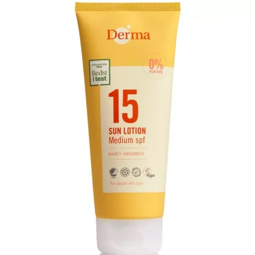 shop Derma Sun Lotion SPF 15 - 200 ml af Derma - online shopping tilbud rabat hos shoppetur.dk